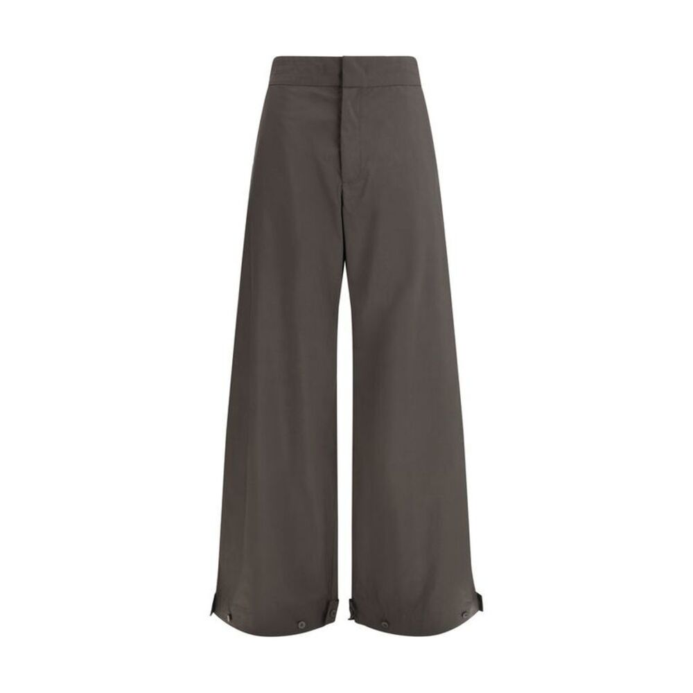 SA SU PHI Gray Cotton Casual Women's Pants